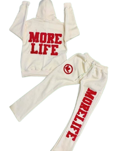 Boys and Girls Distressed Patch Tracksuit Cotton Tracksuit - Product Image 1