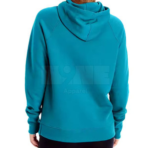 เสื้อฮู้ดดี้ผู้หญิงสำหรับฤดูหนาว ผลิตในปากีสถาน สีตามสั่ง โลโก้ด้านหน้า ผ้าแคนวาสคอตตอน 100% ขนาดตามสั่ง บริการ OEM - Product Image 4