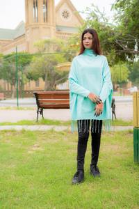 Ponchu élégant cousu pour femmes/dernier créateur/vêtements de fête supérieur pour elle) (le produit peut être peu varié) - Product Image 4