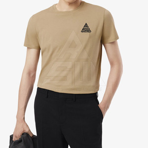 T-shirts pour hommes en polyester/coton de haute qualité, fabriqués en usine, légers, respirants, prix de gros, vente en ligne à chaud - Product Image 4