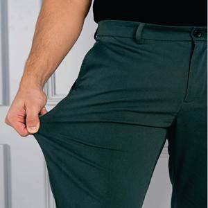 100% Pantalones chinos de algodón para hombre fabricante directo de fábrica alta calidad precio al por mayor 2023 Pantalones chinos exclusivos para hombre - Product Image 3