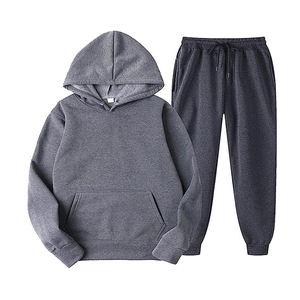 ชุดวิ่งกันหนาวมีซิปสำหรับผู้ชายชุดเล่นกีฬาผ้าฝ้ายระบายอากาศได้ดีมีโลโก้ตามสั่ง - Product Image 1