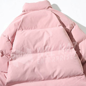 Blouson matelassé grande taille pour homme avec col montant - Imperméable et écologique, marque privée, vente chaude - Product Image 6