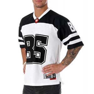 เสื้อเจอร์ซี่ตาข่ายสำหรับฝึกอเมริกันฟุตบอลของแฟนๆระบายอากาศได้ดีปรับแต่งได้ - Product Image 5