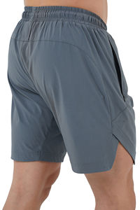 Pantalones cortos de gimnasio Logotipo personalizado Pantalones cortos deportivos para hombres con bolsillos con cremallera Pantalones cortos deportivos de entrenamiento para hombres - Product Image 4