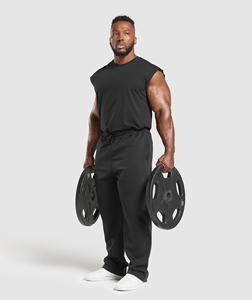 Venta al por mayor de camisetas con logotipo personalizado Atlético gimnasio Fitness entrenamiento correr camisetas hombres culturismo Stringer Tank Top Tank Tops - Product Image 4