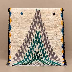Auténtico marroquí Beni Ourain Alfombra de lana anudada a mano Vintage Shag estilo hogar cocina último auténtico marroquí Beni al por mayor - Product Image 2