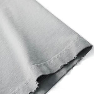 Camisetas de colores de lavado ácido de talla grande para hombre de alta calidad, camisetas de lavado ácido desteñidas al sol desgastadas de peso pesado, camisetas para hombre al por mayor - Product Image 4