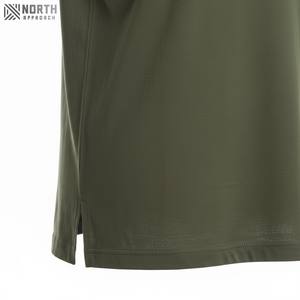 T-shirts sans manches en coton 100% de haute qualité personnalisés pour hommes, lourds, surdimensionnés, tricotés, à séchage rapide, respirants, col rond - Product Image 6