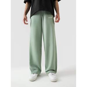 กางเกงคาร์โก้สีเขียวเซจทรงหลวม สไตล์ลำลอง เอวยางยืด ระบายอากาศได้ดี ผ้าสแปนเด็กซ์ ทรงตรง ไซส์ XL สำหรับผู้ชาย เหมาะสำหรับฤดูหนาว - Product Image 4