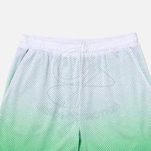 Nouveau Style High Street Summer Basketball Shorts Patchs personnalisés Casual Respirant Mesh Shorts Pour Garçon - Product Image 6