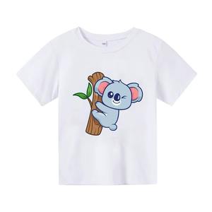 Design personnalisé T-shirt pour garçons T-shirt à manches courtes et col rond en coton de haute qualité pour garçons T-shirt pour enfants avec logo personnalisé - Product Image 2
