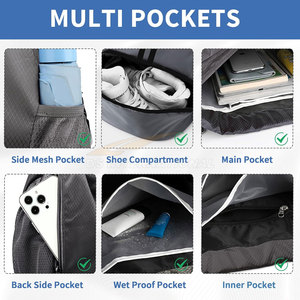 Sac à dos de basketball personnalisé avec logo Sac de sport de voyage et de sport pour hommes Sacs de football pour équipe de jeunes - Product Image 3