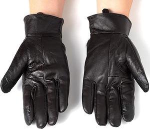 Gran oferta de guantes ecuestres de cuero de oveja sintético de moda respetuosos con el medio ambiente al por mayor de alta calidad para mujer - Product Image 4
