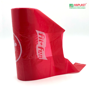 ODM กระเป๋าใส่เสื้อยืดสำหรับห่ออาหารและผักถุงพลาสติกทำจากผ้า HDPE กระเป๋าช้อปปิ้งแบบม้วน - Product Image 4