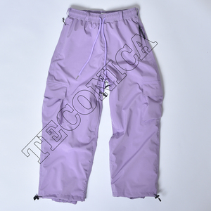 กางเกงทรงแบ็กกี้ใส่เล่นสกีหิมะของผู้ชายกันน้ำกันลมระบายอากาศได้ผ้าฟลีซซับในเอวยางยืดพิมพ์ลายไซส์พิเศษสำหรับเล่นสกี - Product Image 1