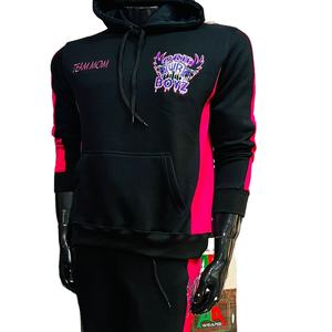 Femmes écologique grande taille survêtement polaire fermeture éclair à capuche pantalon pantalon chaud hiver manches longues Polyester maternité - Product Image 1