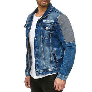Nouvelles arrivées de veste en jean pour homme à prix réduit à l'usine veste en jean délavé déchiré de haute qualité pour homme - Product Image 2