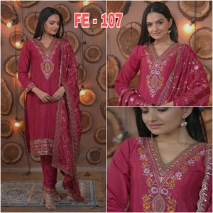 ชุดชีนอนปักลายดีไซน์ใหม่ พร้อมงานปักเลื่อมหลากหลายแบบ ปักเต็มตัว พร้อมยางยืด - Product Image 6