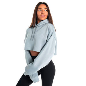 New Style Casual Custom Logo <b>Printing</b> <b>Crop</b> <b>Top</b> Hoodie Streetwear Hip Hop Design Ladies <b>Crop</b> <b>Top</b> Hoodies - Product Image 5