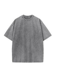 T-shirt personnalisé lourd sur des t-shirts grande taille t-shirts pour hommes 100% coton col vierge t-shirt surdimensionné avec logo personnalisé - Product Image 2