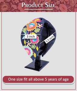 Women's Unique Collection Beaded Hairbands Soft Trendy Hair Accessories for Cultural and Traditional Wear for Girls Children - Product Image 3