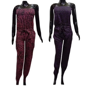 SK NOOR SONS Mono de algodón de estilo bohemio para mujer Mono de una pieza de corte holgado de algodón de longitud completa a la moda - Product Image 1