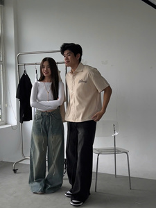 Chemise surdimensionnée unisexe en coton imprimé sur mesure en gros Service de fabrication de vêtements du Vietnam pour hommes et femmes - Product Image 5