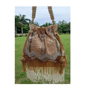 Wholesale Best Selling Beautiful Handmade Designer Fashionable Potli <strong>Handbag</strong> For Women At Bulk Price From India