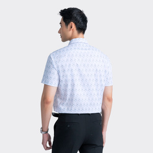 Aristino เสื้อพิมพ์ลายไม้ไผ่สำหรับผู้ชาย, เสื้อทรงพอดีตัวแขนสั้นต่อต้านริ้วรอยเป็นมิตรกับสิ่งแวดล้อม - Product Image 6