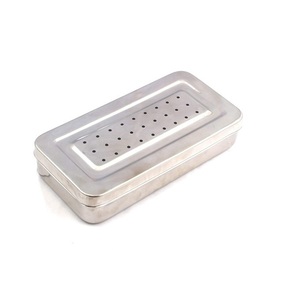 Boîte d'instruments chirurgicaux perforés en acier inoxydable 6x12 qualité allemande - Product Image 1