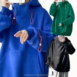 Hot Sale <b>Long</b> Line Winter Hoodie with Zipper Pocket Heavyweight Hoodies Ski Sherpa Fleece Hoodie Loose Oversized <b>Waterproof</b> - Product Image 1