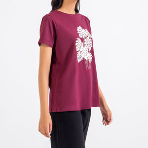 High Quality Women <b>T</b> <b>Shirts</b> in Solid Color Cotton Made <b>Ladies</b> Casual Wear New Design Women <b>T</b> <b>Shirt</b> - Product Image 5