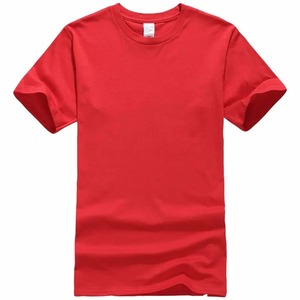 Camisetas de algodón de alta calidad para hombre, Camiseta de cuello redondo ajustada, informal, sólida, 12 colores, talla grande, venta al por mayor, 2025 - Product Image 3