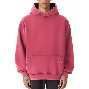 Hip Hop Vintage Streetwear Casual manga larga Tops calidad Color sólido personalizado otoño cálido polar sin cuerda Streetwear Sudadera con capucha - Product Image 2