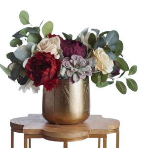 Vase à fleurs en métal design martelé décor de table pour les fêtes de mariage vase en métal pour le salon nouveauté - Product Image 2