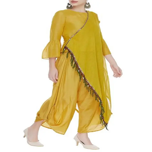 Wholesale Women Fancy Crisscross Printed Kaftan dress 2022 Women Casual Beach Dresses Cover Up Silk Kaftan