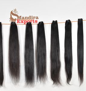 Extensions de cheveux humains vietnamiens non traités 100% vente en gros de cuticules naturelles alignées brutes douces noires vierges droites - Product Image 6