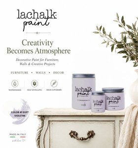 41 SOFT VIOLET 100 ml LaChalk the evolution of <b>chalk</b> paint Where <b>chalk</b> meets resin: Hybrid <b>Chalk</b> Resin Paint made in Italy - Product Image 1