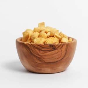 ชามไม้มะกอกขนาดกลางทำด้วยมือเป็นมิตรกับสิ่งแวดล้อมสำหรับงานปาร์ตี้ - Product Image 4