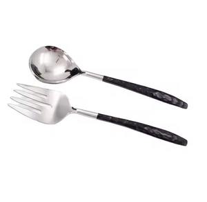 Ensemble de serveurs à salade en acier inoxydable de qualité supérieure, ustensiles de cuisine, couverts, serveur à salade - Product Image 6