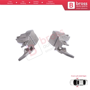 Soportes de manija de puerta exterior delantera izquierda y derecha BDP1450 con clips de reparación de rodamientos para Vito W447 V Class Metris 2014 en adelante A4477600534 A447 - Product Image 3