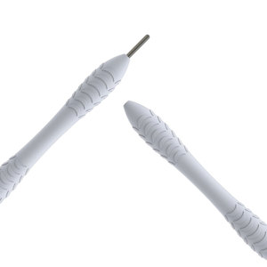 Heavy-Duty Reusable Dental Handle <b>Grey</b> Medical-Grade <b>Silicone</b> Grip Modern <b>Light</b> <b>Grey</b> Dental Mirror Holder Manufacturer Pakistan - Product Image 4
