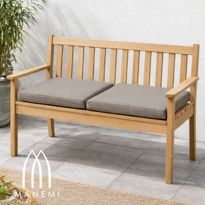 Cuscino per Sedia da Esterno Idrorepellente 45x45x5 cm con Cinghie di Fissaggio, Facile da Pulire e Fodera Rimovibile con Cerniera - Product Image 6