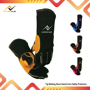 Công nghiệp Tig Hàn găng tay heatflect da và bông cho tay & cánh tay an toàn bảo vệ Găng tay da cho Tig sưởi ấm - Product Image 2