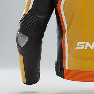 Fabricant professionnel de vestes en cuir de course de moto, haute qualité et prix bas, veste de moto pour hommes - Product Image 5