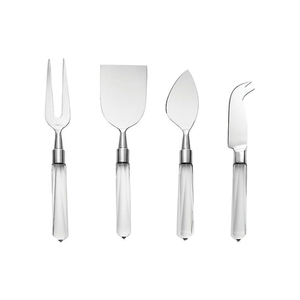 Long Lasting Wholesale Silver Nickle Stock Custom Cheese Tools With Colored <b>Bone</b> <b>Handle</b> <b>Knives</b> Cutting Sets for Dinner Event Use - Product Image 5