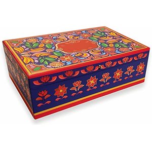 Caja de almacenamiento de madera uxury cacia con tapa, diseño impreso, precio al por mayor - Product Image 5