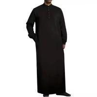 2025 nouveau Design respirant Polyester hommes arabe Jubba Al Aseel Thawb pour Eid mariage mosquée cérémonies religieuses pour l'été