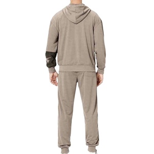 Vente en gros 100% survêtement délavé à l'acide en coton pour hommes nouveau design à la mode motif solide vêtements de plein air pour la saison d'hiver 2026 - Product Image 6